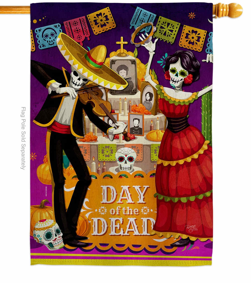 La Baile de Los Muertos House Flag