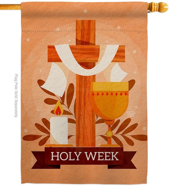 The Holy Week Decorative House Flag