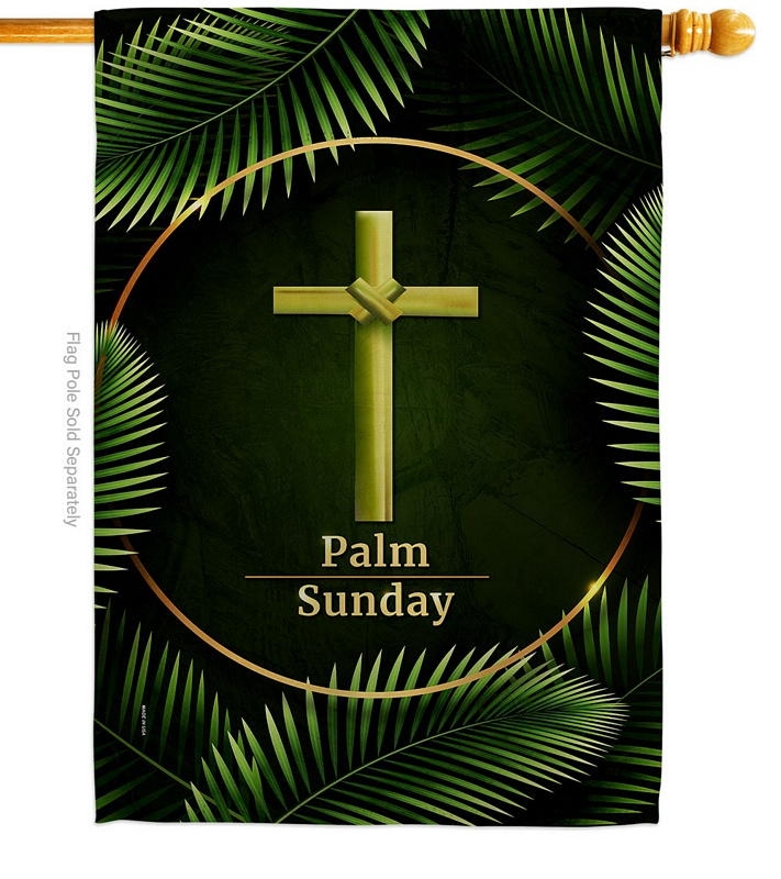 Palm Sunday House Flag