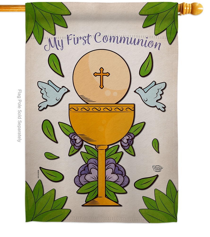 My Holy Communion House Flag