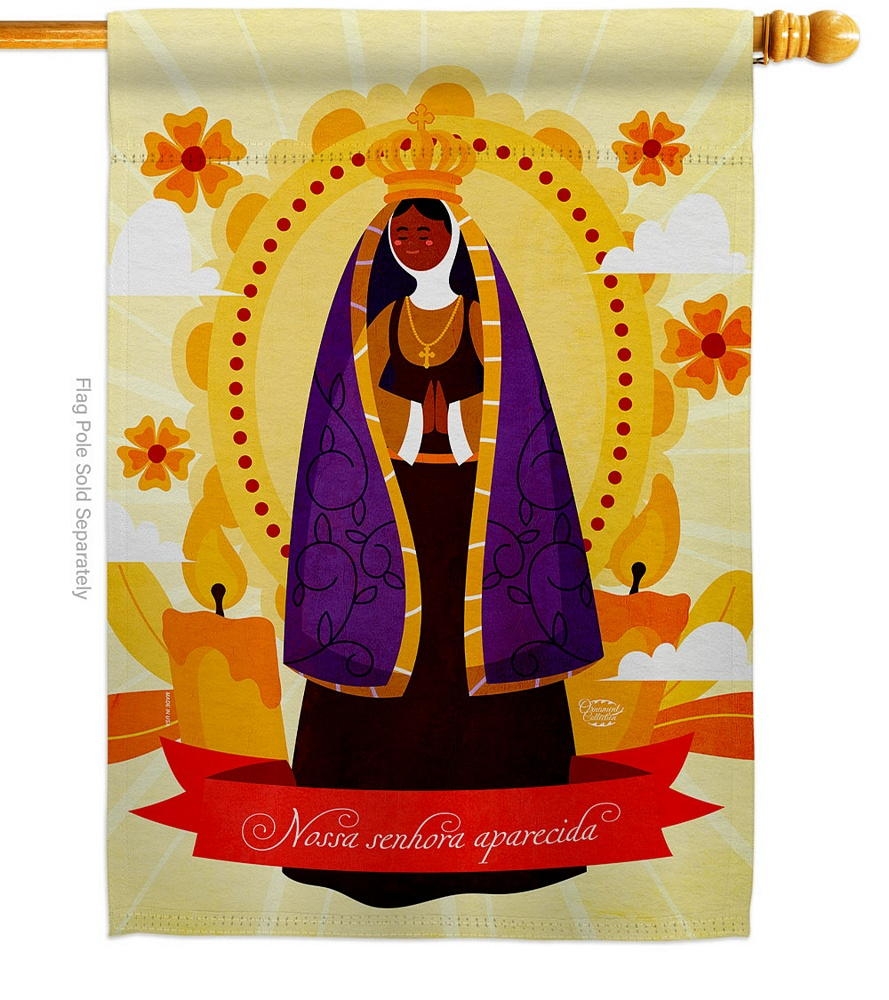 Our Lady Of Aparecida House Flag