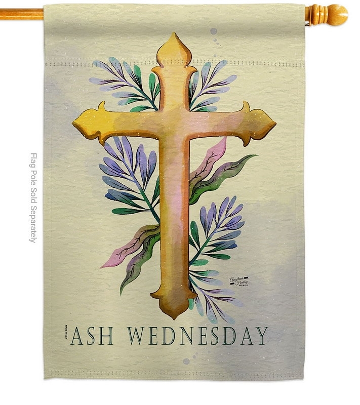 Ash Wednesday House Flag