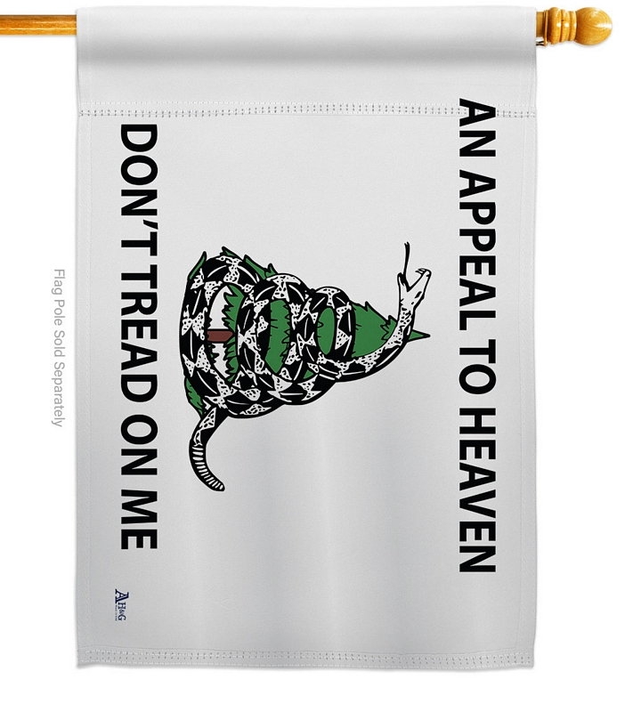 An Appeal To Heaven Don't Tread On Me House Flag