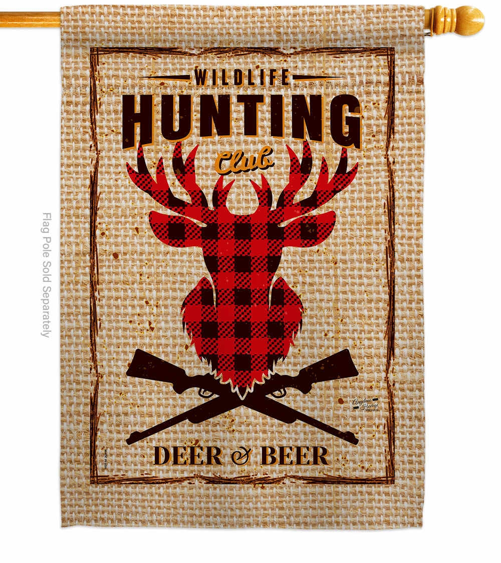 Deer & Beer House Flag