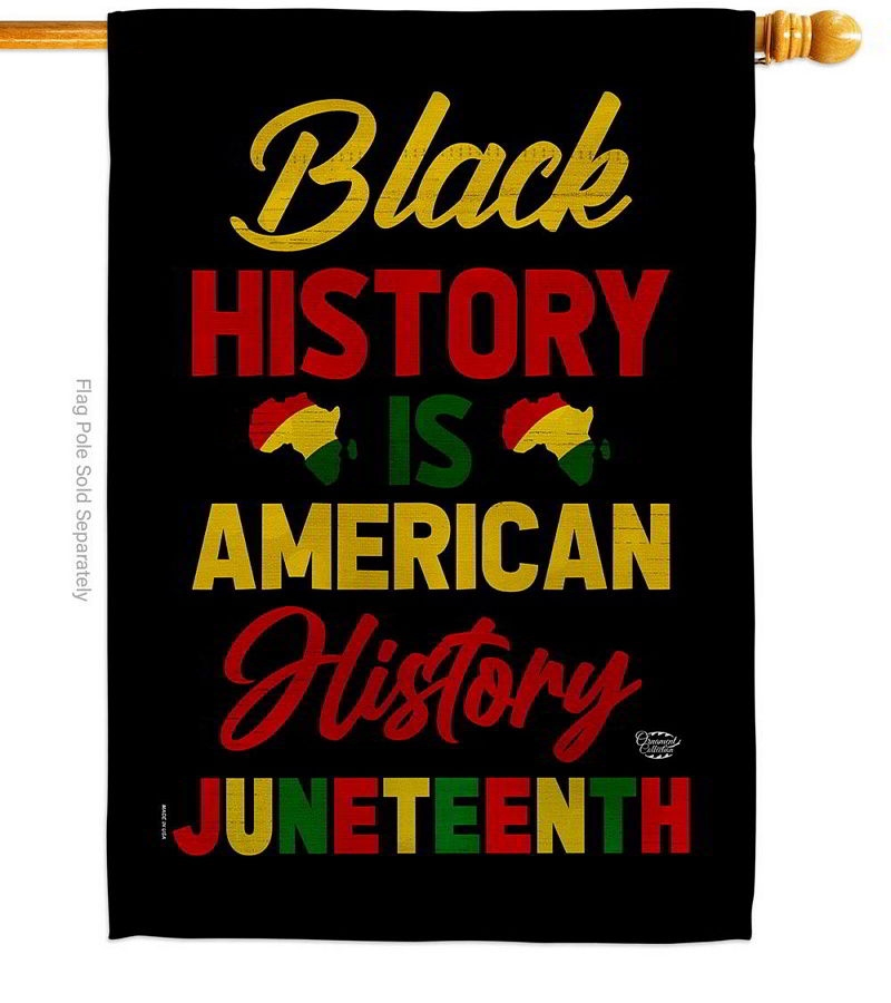 Black History American House Flag