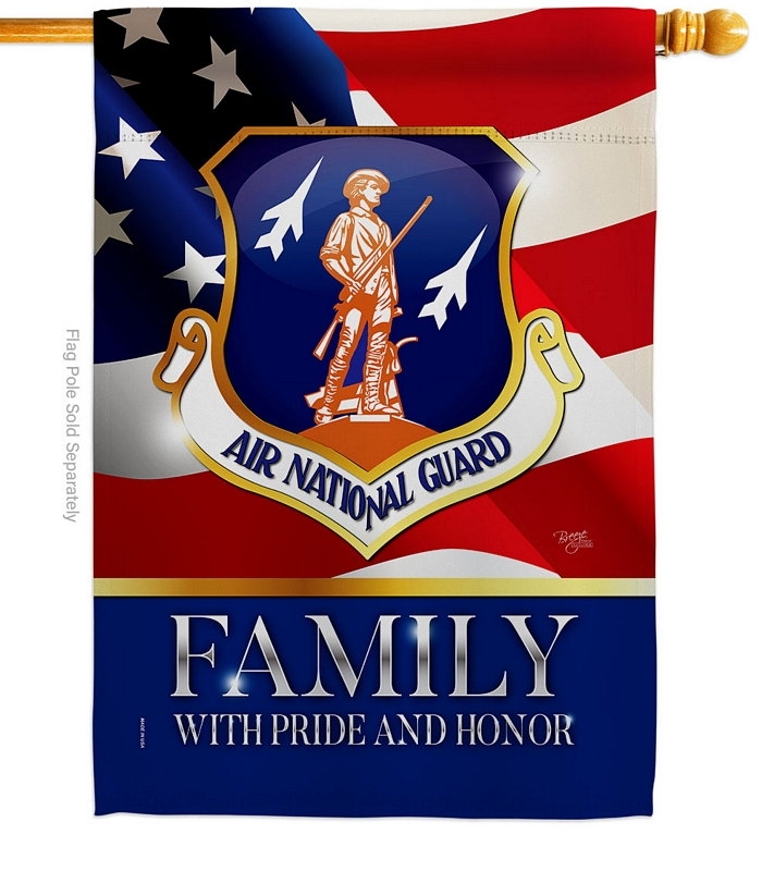 US Air National Guard Family Honor House Flag