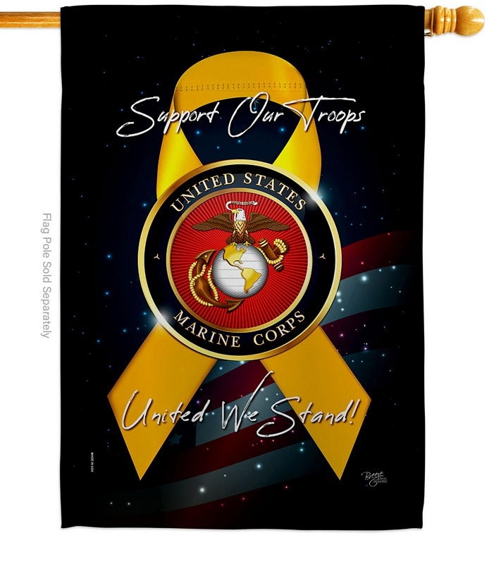 Support Marine Corps House Flag