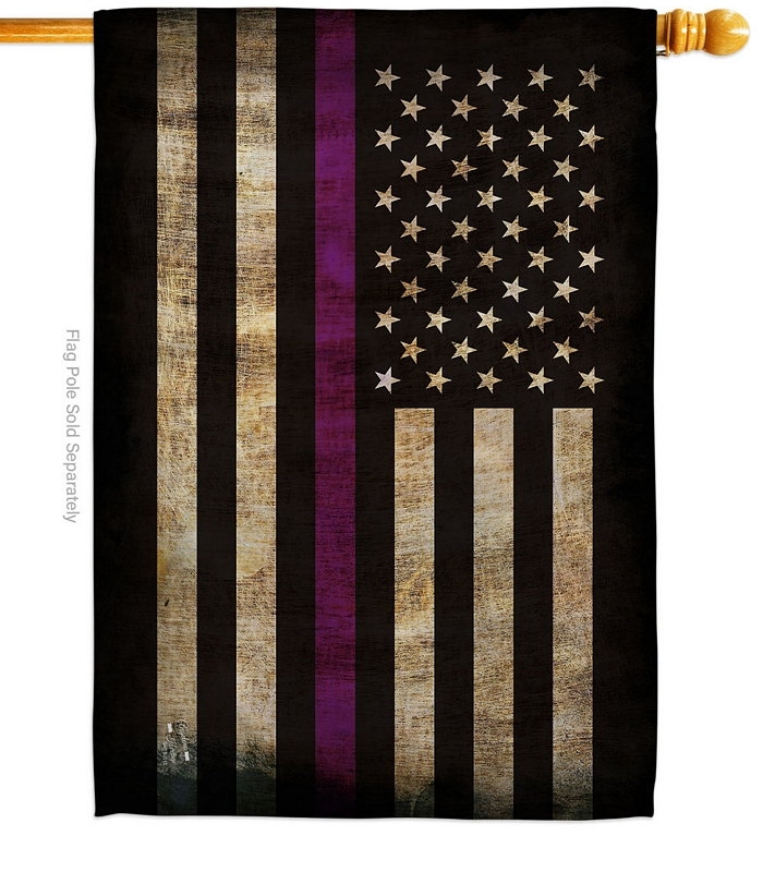 Thin Purple Line House Flag