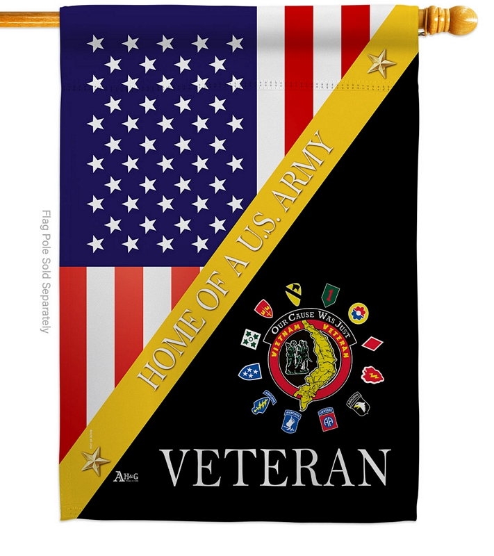 Home Of Vietnam Veterans House Flag