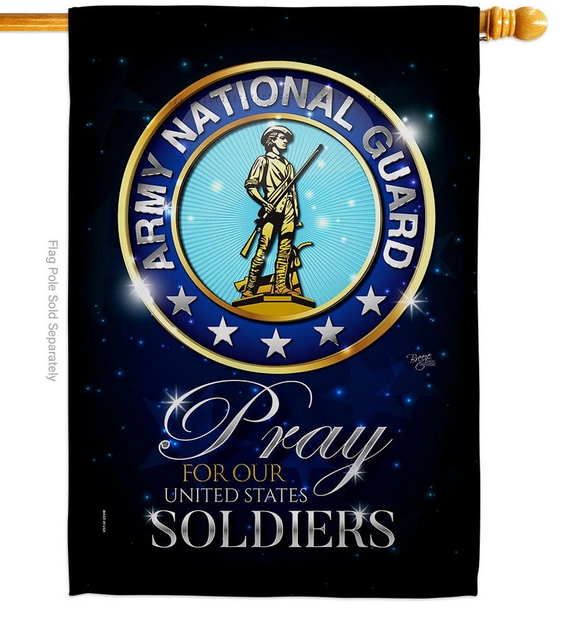 Pray United States Army Soldiers House Flag