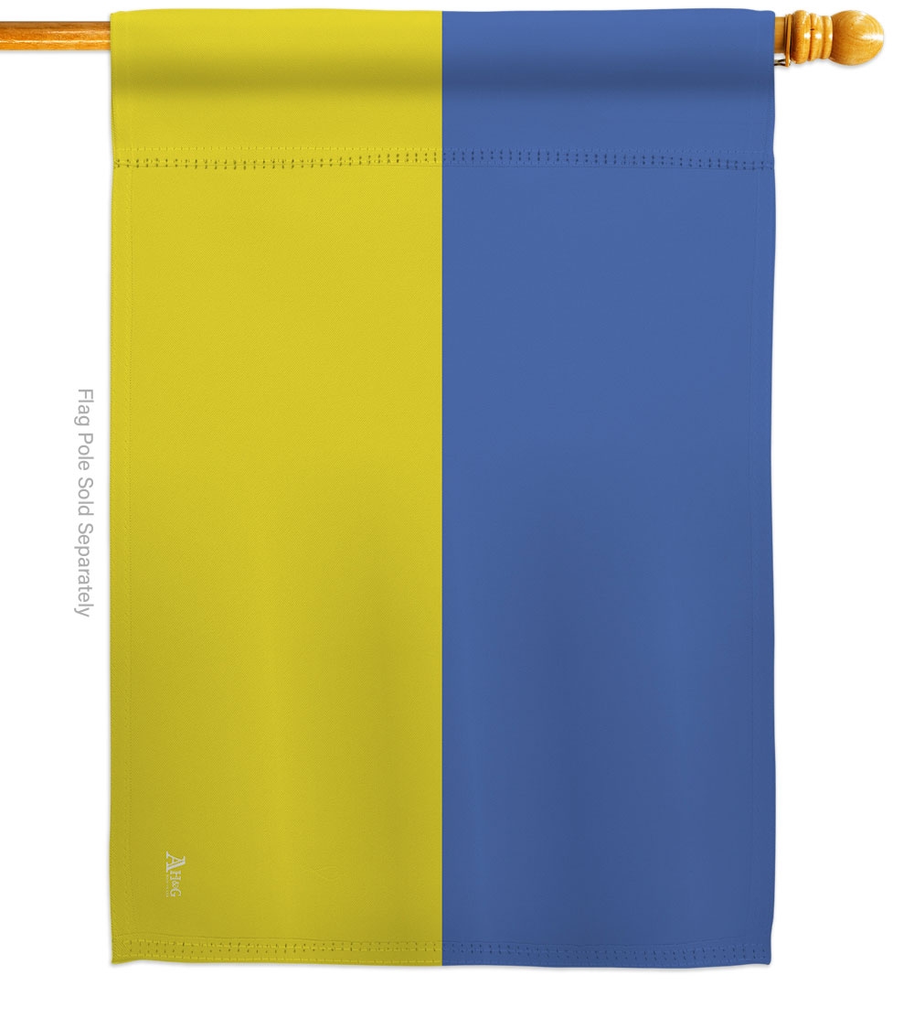 Ukraine Decorative House Flag