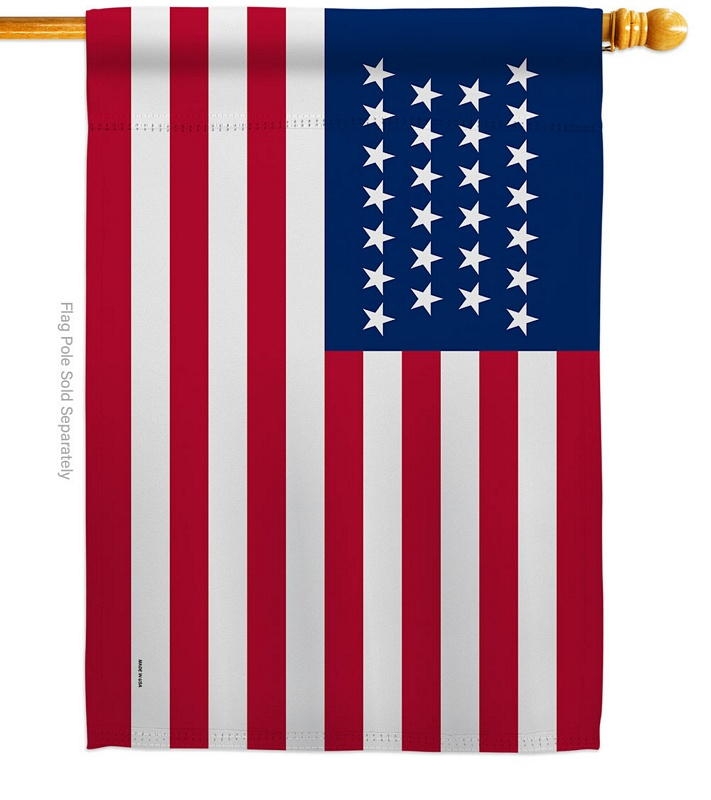 United States (1837-1845) House Flag