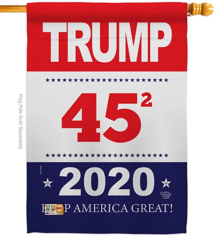 Trump Keep America Great House Flag