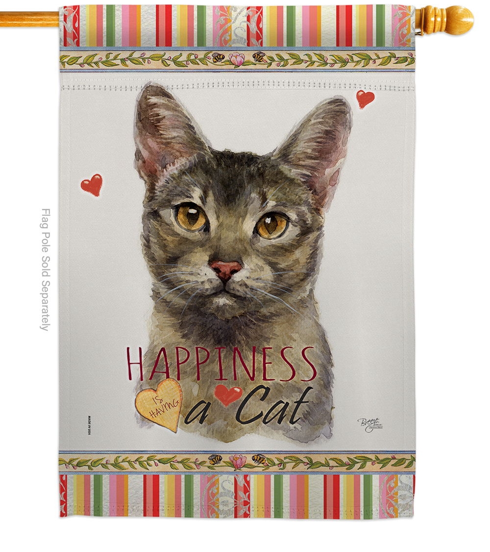Abyssiniar Happiness House Flag