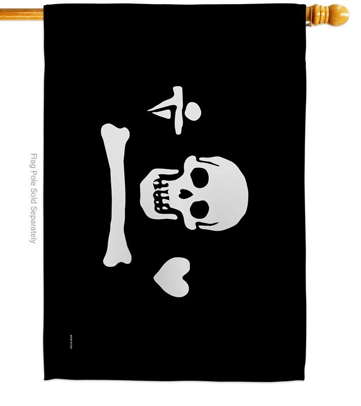 Pirate Of Stede Bonnet House Flag