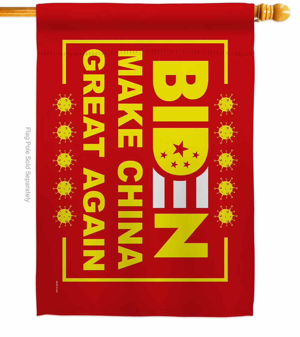 Biden Make China Great House Flag