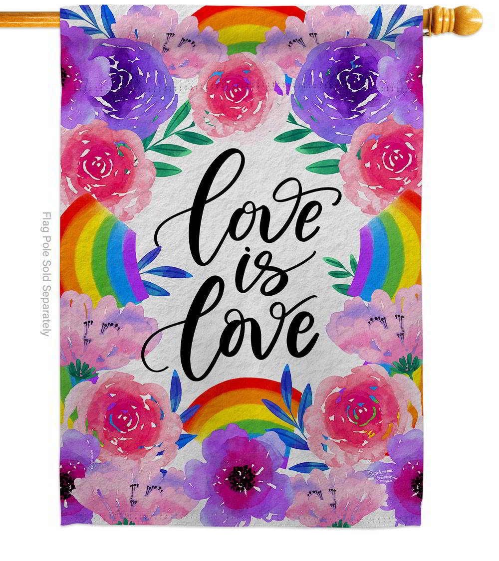 Joyful Love is Love House Flag