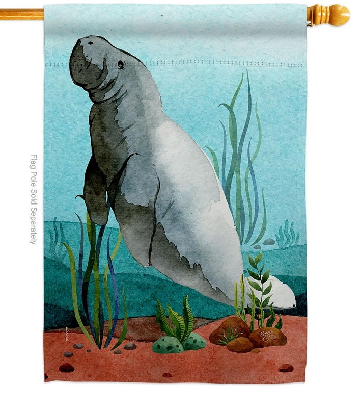 Manatees House Flag