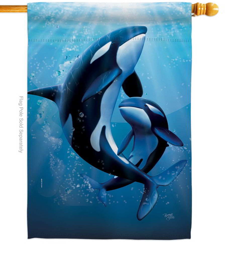 Killer Whale House Flag