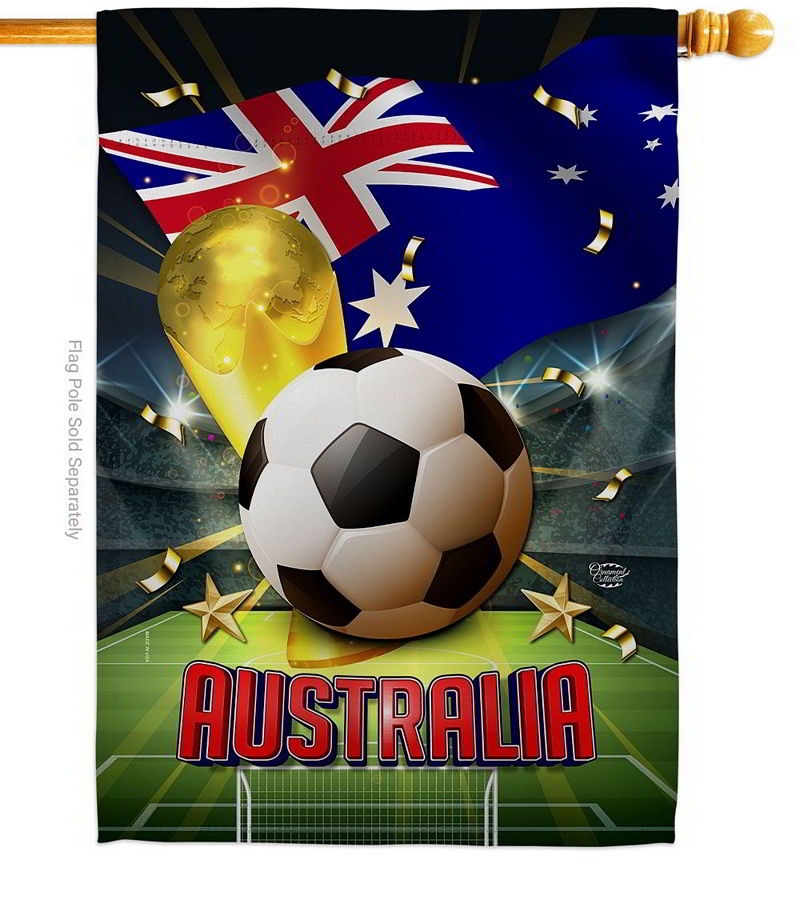 World Cup Australia House Flag