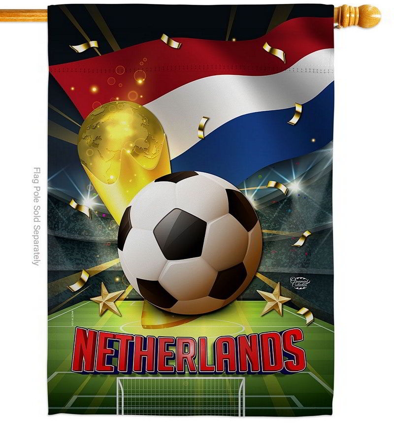 World Cup Netherlands House Flag