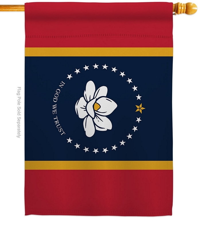 Mississippi Decorative House Flag