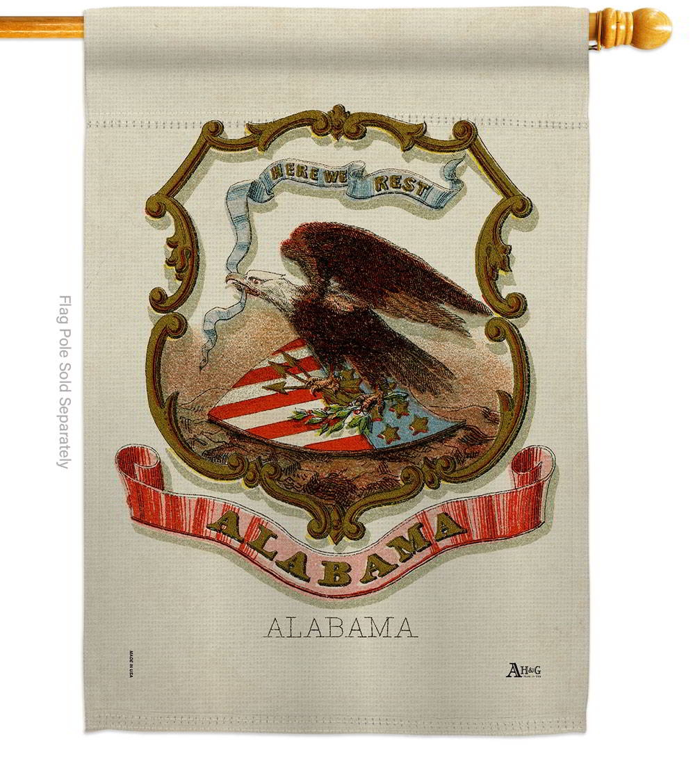 Coat Of Arms Of Alabama House Flag