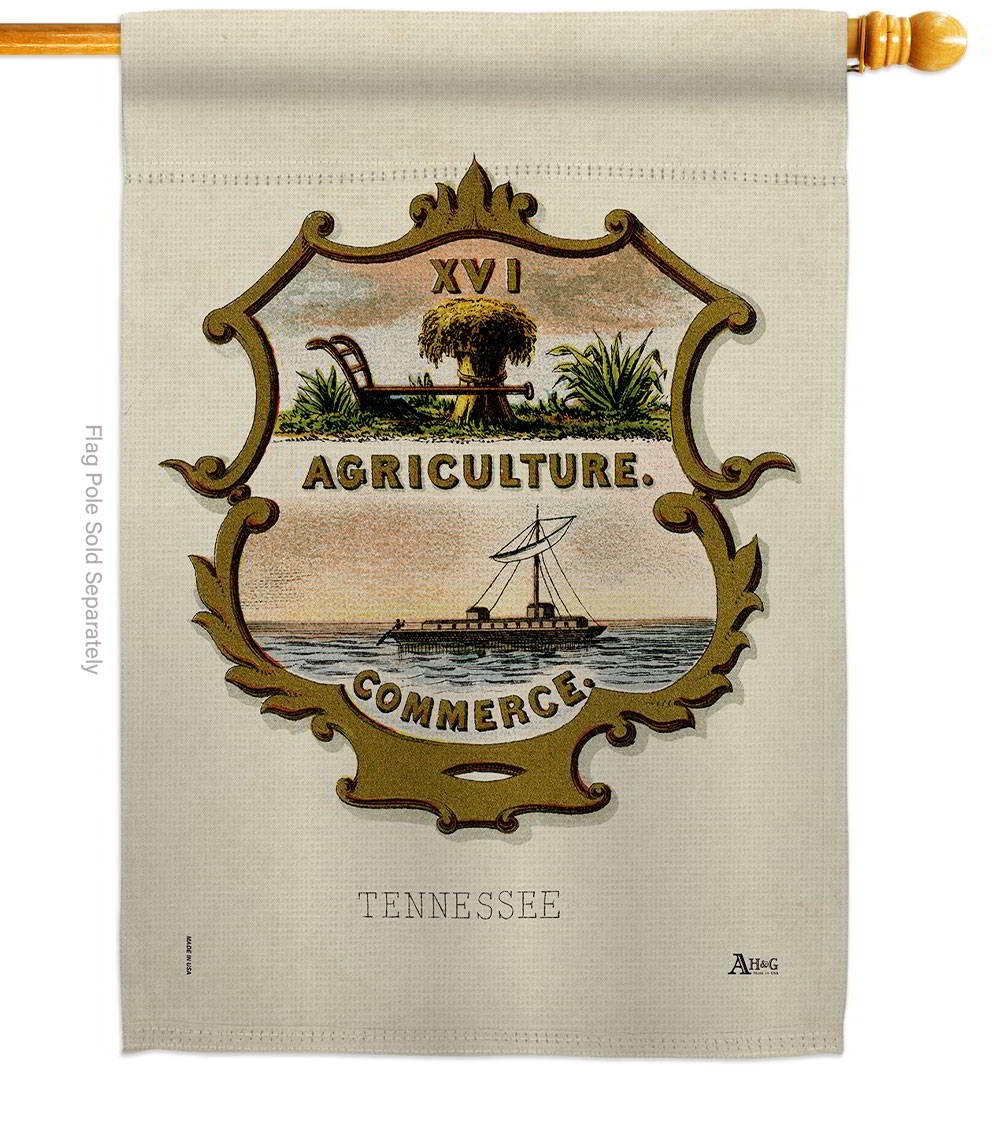 Coat Of Arms Of Tennessee House Flag