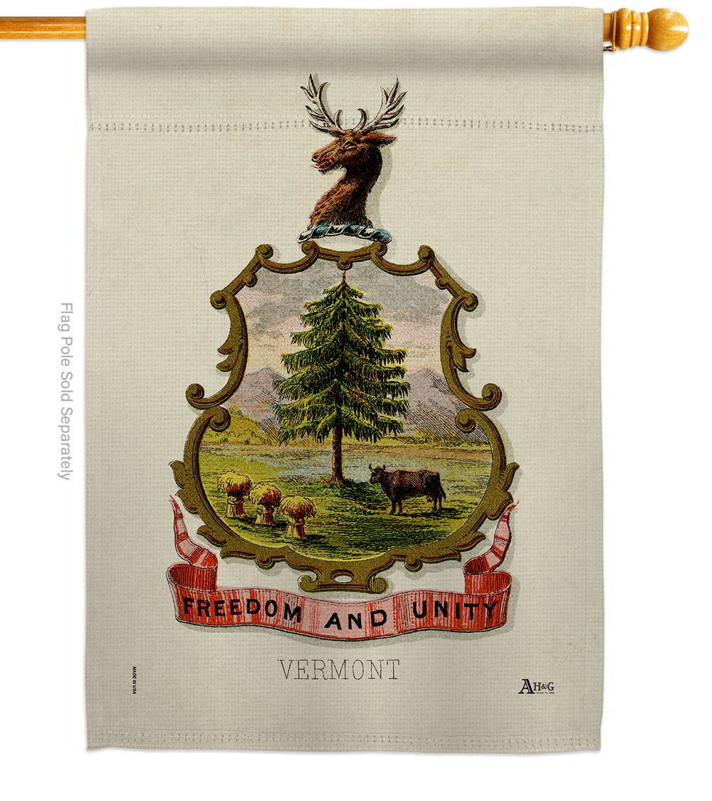 Coat Of Arms Of Vermont House Flag