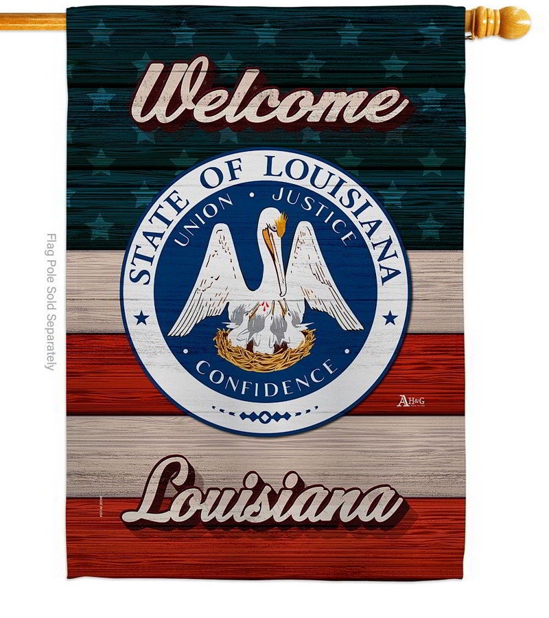 Welcome Louisiana House Flag