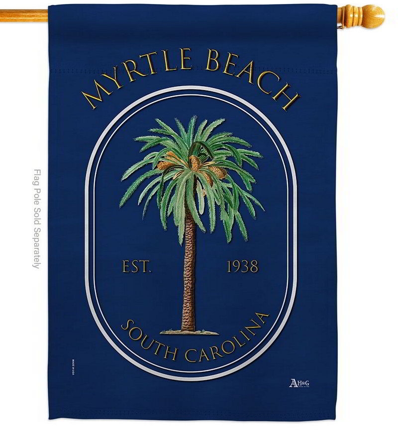 Myrtle Beach House Flag