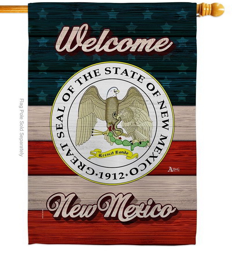 Welcome New Mexico House Flag