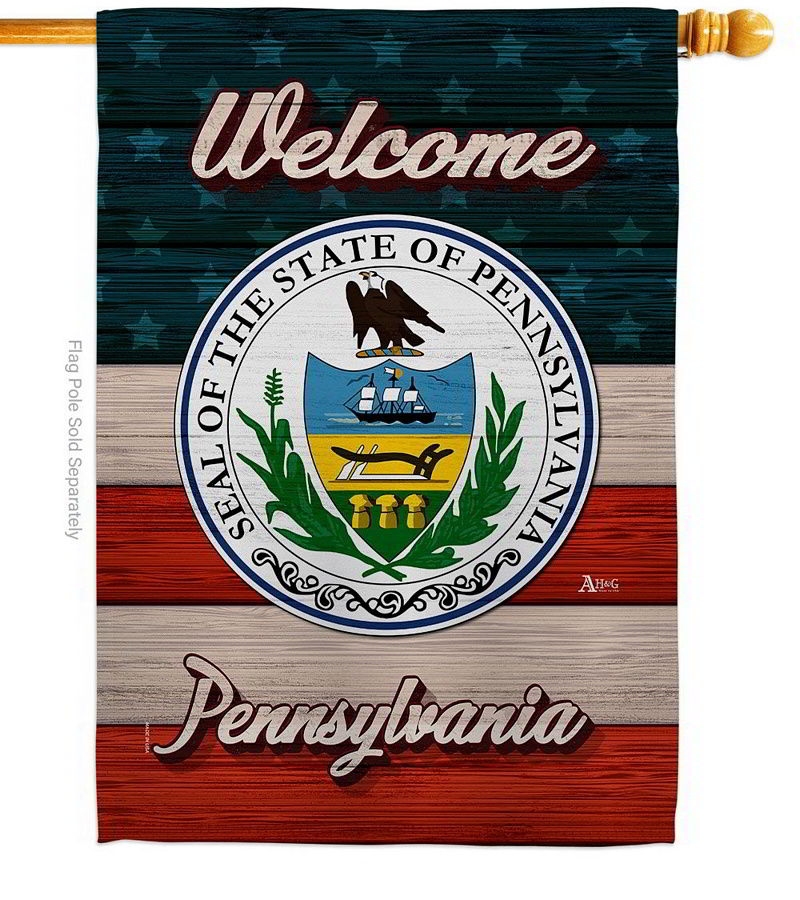 Welcome Pennsylvania House Flag