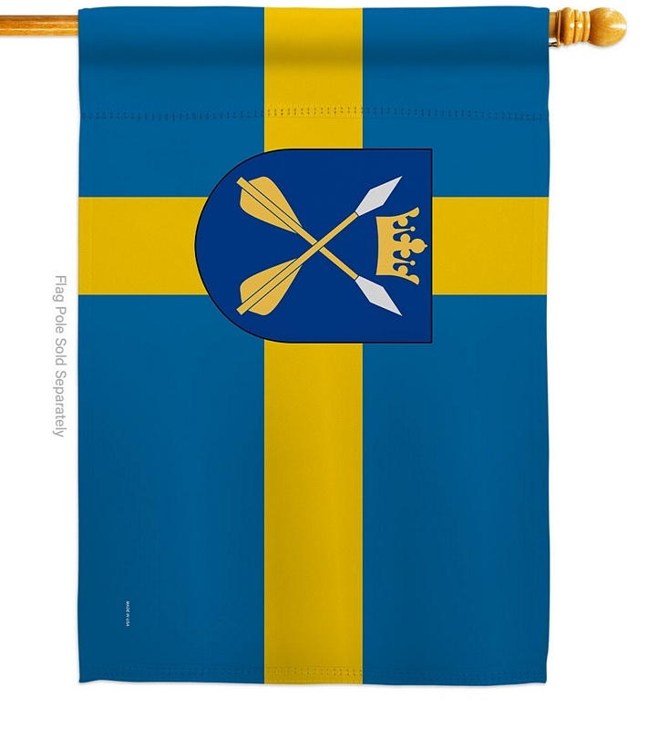 Provinces Of Sweden Dalarna House Flag