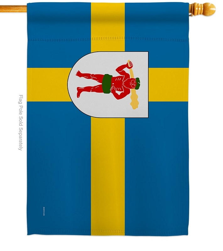 Provinces Of Sweden Lappland House Flag