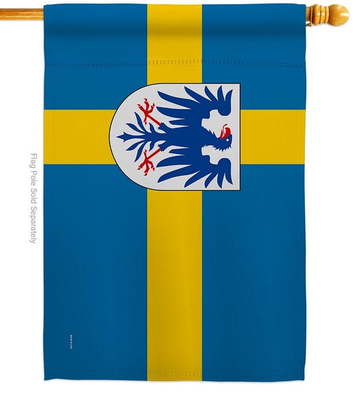 Provinces Of Sweden Varmland House Flag