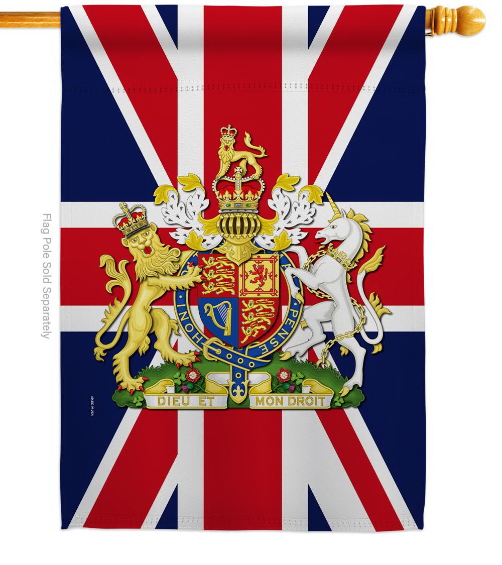 Coat Of Arms Of United Kingdom House Flag