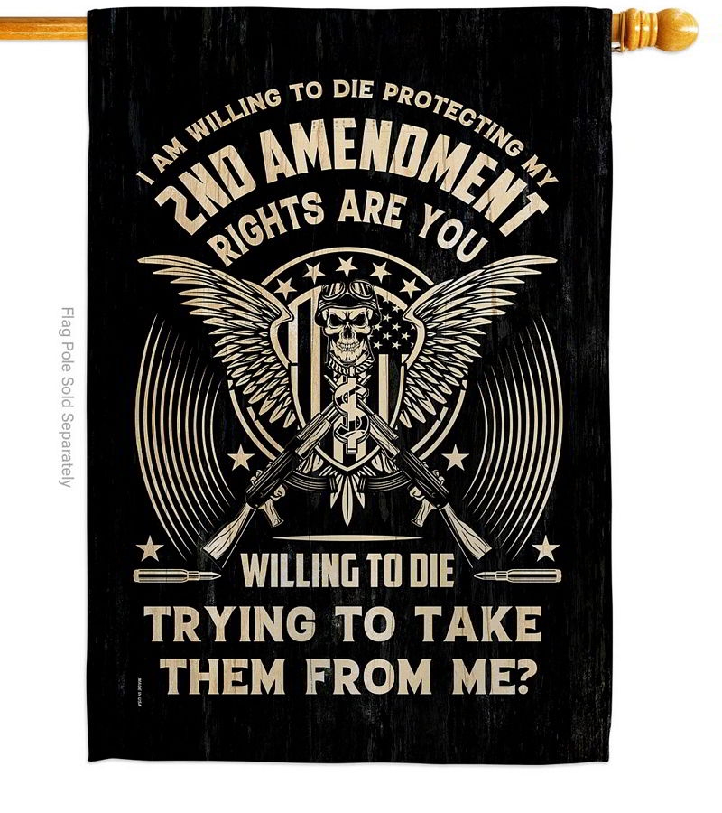 2nd Amendment My Right House Flag