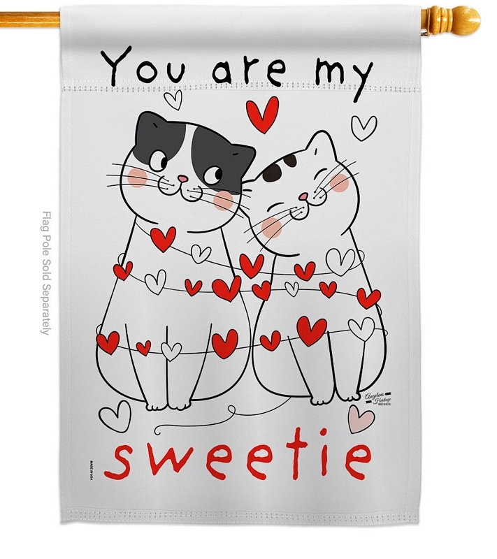 My Sweetie Kitten House Flag