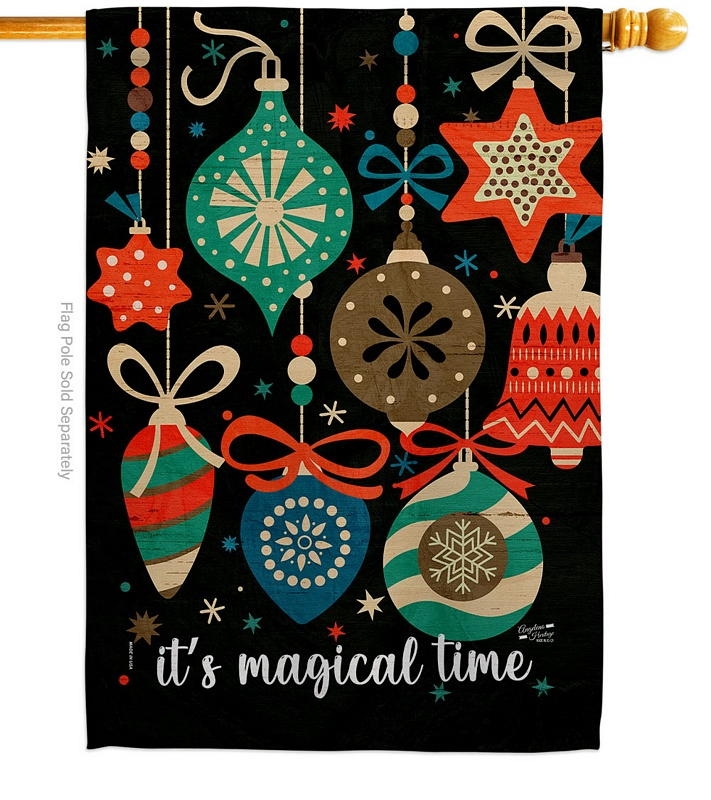 Magical Ornaments House Flag