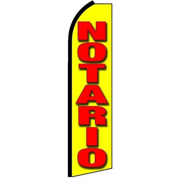 Notario Feather Flag 3\' x 11.5\'