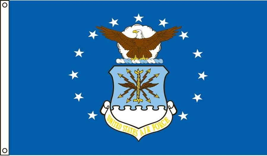 Air Force US Made, High Wind Flag 2\' x 3\'