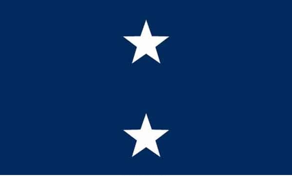 3\' x 5\' 2 Star Seagoing Navy High Wind, US Made Flag