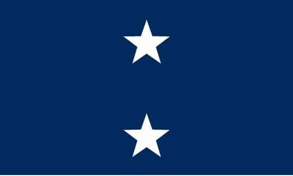 3\' x 5\' 2 Star Seagoing Navy High Wind, US Made Flag