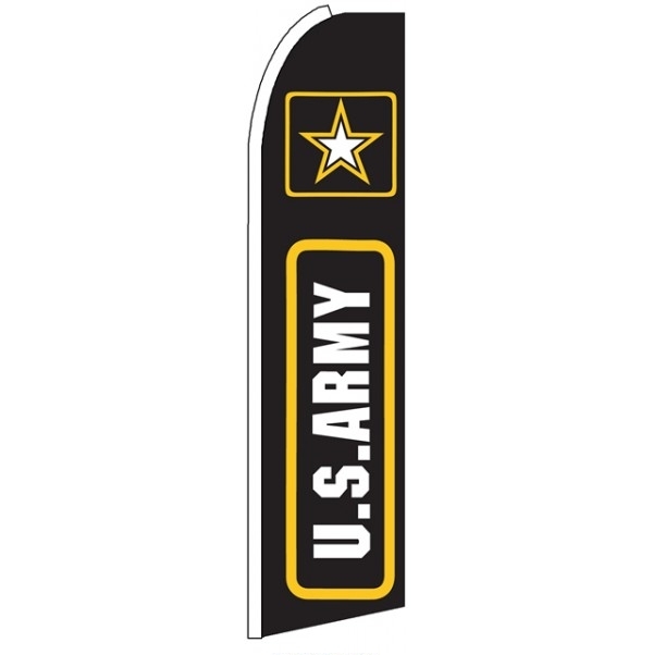 US Army Feather Flag 3\' x 11.5\'