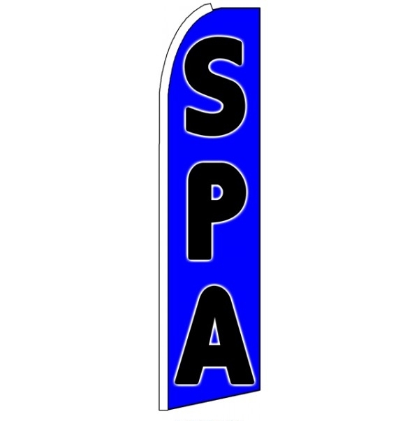 Spa Feather Flag 3\' x 11.5\'