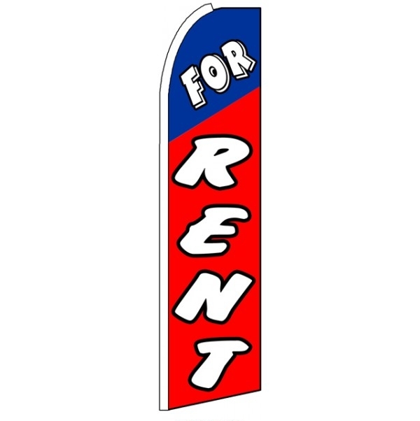 For Rent Wind Feather Flag 3' x 11.5'