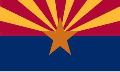 3\' x 5\' Arizona State High Wind, US Made Flag