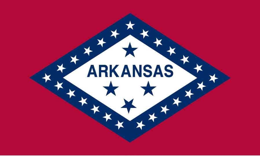 2\' x 3\' Arkansas State High Wind, US Made Flag