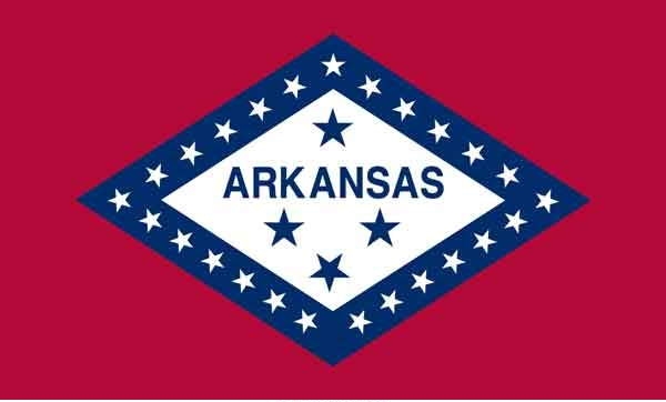 3\' x 5\' Arkansas State High Wind, US Made Flag
